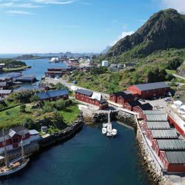 Rorbu in a fantastic location in Stamsund, hotel in Vestvågøya