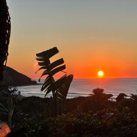 BlueCottage or Seaview Cottage at Coram Deo Lodge self catering, hotel a Coffee Bay