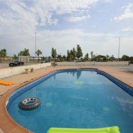 Casa cerca del mar con piscina, a/c opcional, admite mascotas, playa para perros, Deltebre - ES-184-17