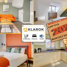 LARGE 4 Bedroom Semi-Detached House Sleeps 7 By Klarok Short Lets & Serviced Accommodation