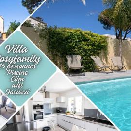 VILLA COSYFAMILY PISCINE JACUZZI WIFI 15MIN PLAGE idéal FAMILLE - TopProsConciergerie, hotell sihtkohas Pérols