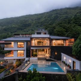 StayVista's Bael Leaf - 4BHK Villa with Infinity Pool & Home Theatre