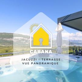 Cabana & Terrasse du Bourget - Jacuzzi, hotel Chanaz-ban