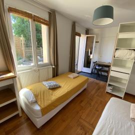 ideally located next to castle park
