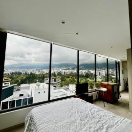 STUDIO Luxury View Edificio Harmony, hotell i Quito