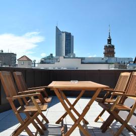 Trafford Sky Homes Leipzig City - 5 Min to Hauptbahnhof Nikolaistrasse, hotel en Leipzig
