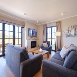 Reetland am Meer - Luxus Reetdachvilla mit 3 Schlafzimmern, Sauna und Kamin H20