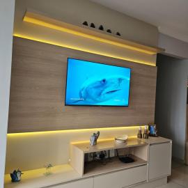 Apartamento 1 km da praia com ar e garagem