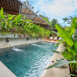 Luxury Jungle Villa with Open-Air Baths and Pool