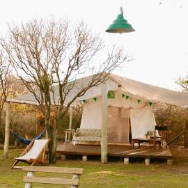 Glamping Traslasierra Carpa Norte, hotell i San Javier