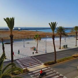 Appartement vue sur mer, terrasse ensoleillée