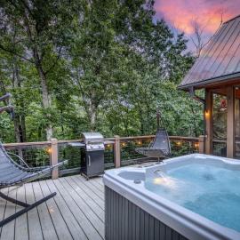 Bear Necessity Luxury Cabin with Hot Tub, Theater & Arcade