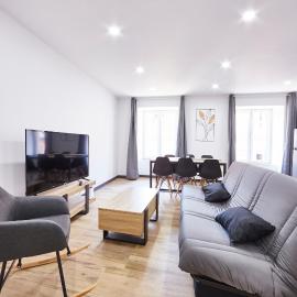 TH 201 Charmant 3 pièces spacieux 1 à 5 personnes tout équipé, hotel u gradu Thann