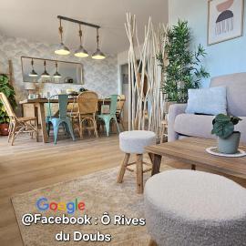 Ô Rives du Doubs - Calme, Verdure & Parking, khách sạn ở Pontarlier
