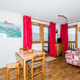 Studio divisible proche pistes, 4 pers., parking, belle vue - FR-1-329-5