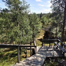 Kivakko Saariselän paratiisi - Oma ranta & sauna, hotell Saariselkäs