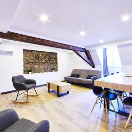 TH 202 Charmant 4 pièces en duplex au 2ème étage pour 7 personnes, hotel Thannban