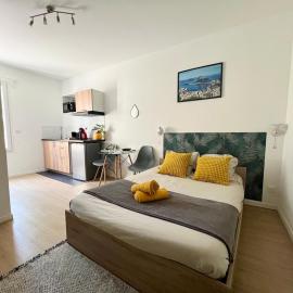 Studio Rio - Confortable avec jardin d'été I proche gare et centre, hotell sihtkohas Châtellerault