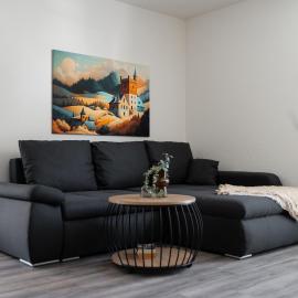 BPS Apartment#8 HomeBase - Modernes Erdgeschoss-Apartment mit Smart-TV & Küche, hotel in Horb am Neckar