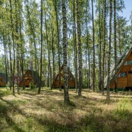 Domki letniskowe w lesie nad jeziorem - Kaszuby, Ośrodek Wczasowy KLIF – hotel we Wdzydzach Kiszewskich