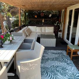 Bungalow vue mer Pampelonne St-Tropez, hotel sa Saint-Tropez