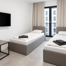 Modern Apartment with Balcony & Private Parking