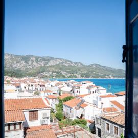 Kokkari Sea View Traditional Greek Home