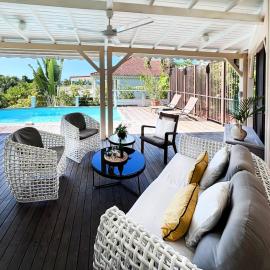 Maison créole d'exception - Villa Youka T4 standing pour familles- Trois Ilets