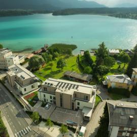 Exklusive Rückzugsorte direkt am türkisblauen See, Hotel in Villach
