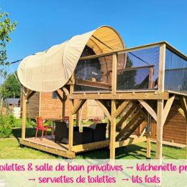 Domaine Le Jardin de Séraphine - Tentes-lodges tout confort, hotel in Malleville-les-Grès