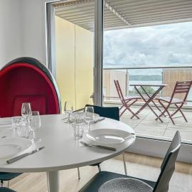 T2 Lumineux - Proche Plage & Technopôle - Parking Privé, Bureau & Wifi Rapide