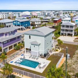 Spacious Mexico Beach Retreat | Private Pool, Water Views & Steps to the Sand