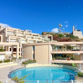 Spacieux appartement climatisé 80m² avec piscine et vue mer à Sète - FR-1-338-620