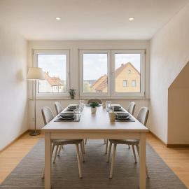 Modern Flat Karlsruhe - Waschmaschine, Fußbodenheizung, Regendusche