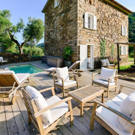 Maison en pierre authentique - Piscine - Nature