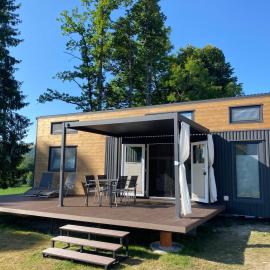 Tiny House Mountain View perfekt für Ruhesuchende: Köttmannsdorf şehrinde bir otel