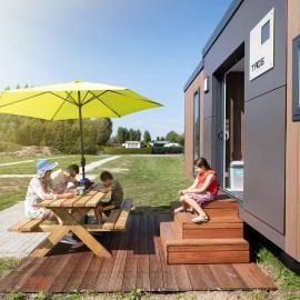 Vakantiepark Klein Strand - Luxe Chalet 6p، فندق في جابيكي