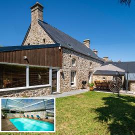 Les Jardins de Marcel - Maison en pierre avec piscine - TheGoodBnb, hotel a Montfarville