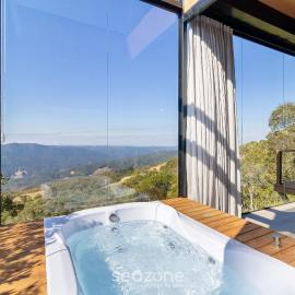 Cabana romântica com vista na serra VST037