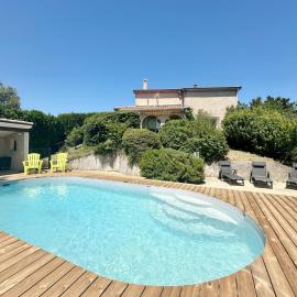 Les Thermes - Grande Villa 6 personnes avec piscine dans un cadre verdoyant