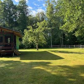 Forest Camping with grillhouse and dush, hotel sa Lõupõllu