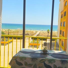 appartement vue mer,accès direct plage,fibre,clim,parking public gratuit