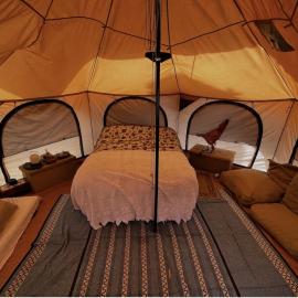 Glamping Olive Tent In Our Garden Sardinia, Hotel in Capitana