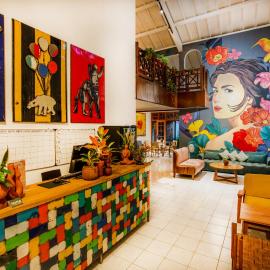 Huma Yogyakarta Hostel, hotell i Yogyakarta