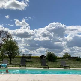 Piscine chauffée Villa mouettes de Loire