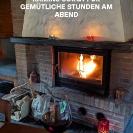 kuscheliges Waldhaus Kaminknistern