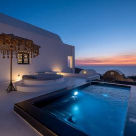 Viesnīca San Nectar Luxury Villas pilsētā Vourvoúlos