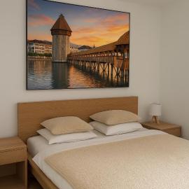 Moderne Zimmer in Luzern Kriens, hotel a Lucerna