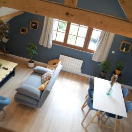 Saint-Jean-du-Cardonnay में, होटल Logement entier indépendant avec espace extérieur