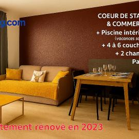 Appartement familial avec parking centre Valberg